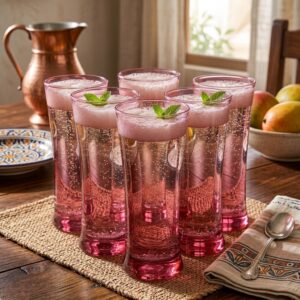 طقم شوب،فيروز,6قطع ،موف,320مل،تركي